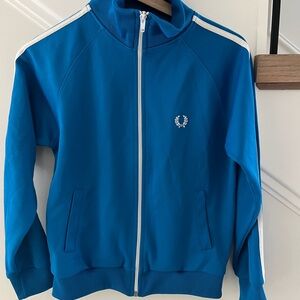 Fred Perry Teal Jacket with White Trim